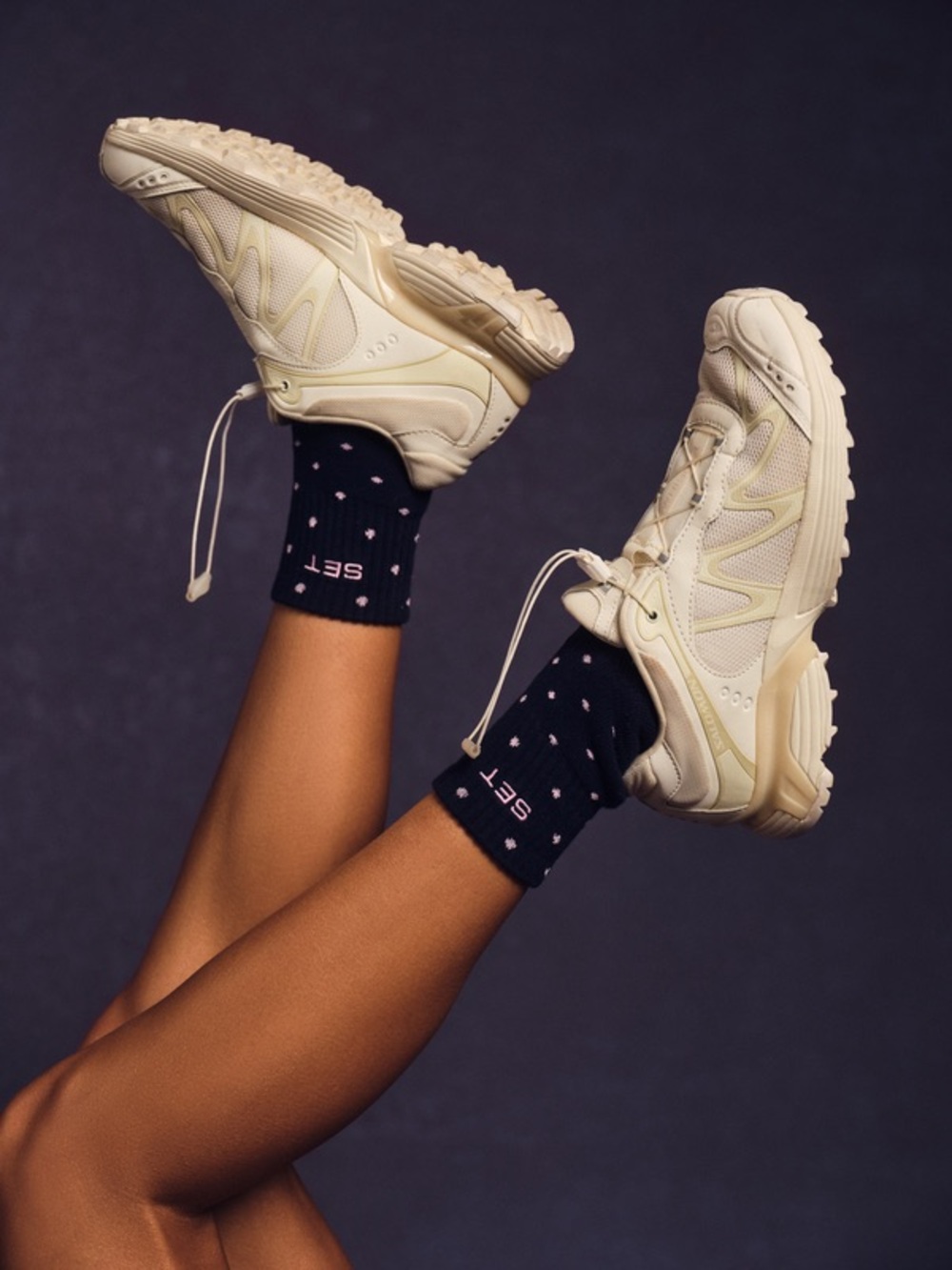 SET Polka Dot Shorty Socks